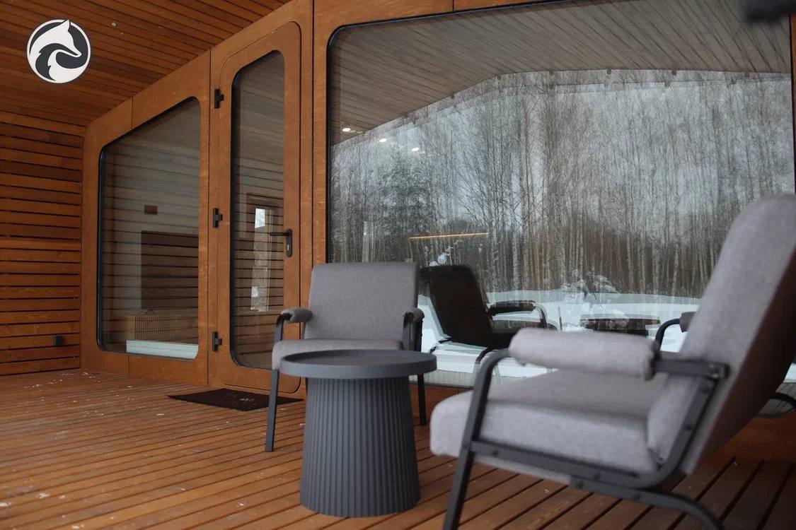 BARN 57 sheltered terrace with outdoor seating